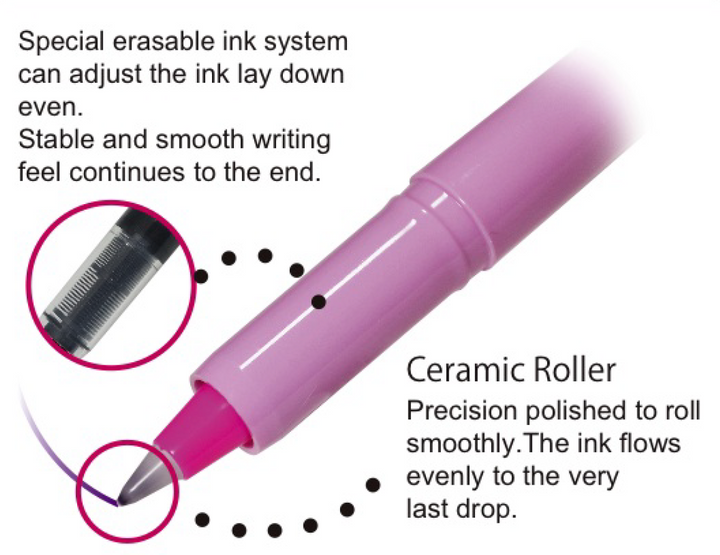 Air Erasable Roller Ball Fabric Pen