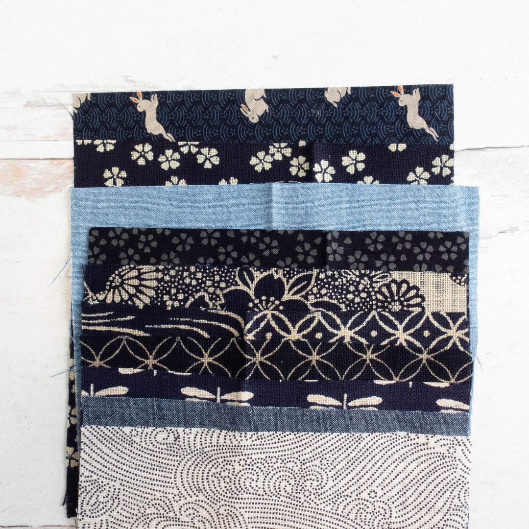 5" Japanese Fabric Scrap Pack