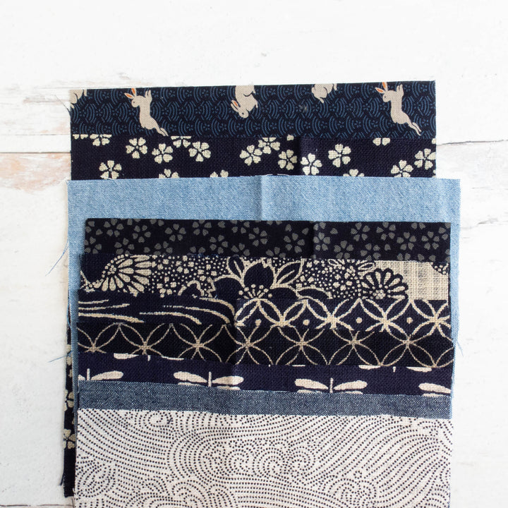 5" Japanese Fabric Scrap Pack