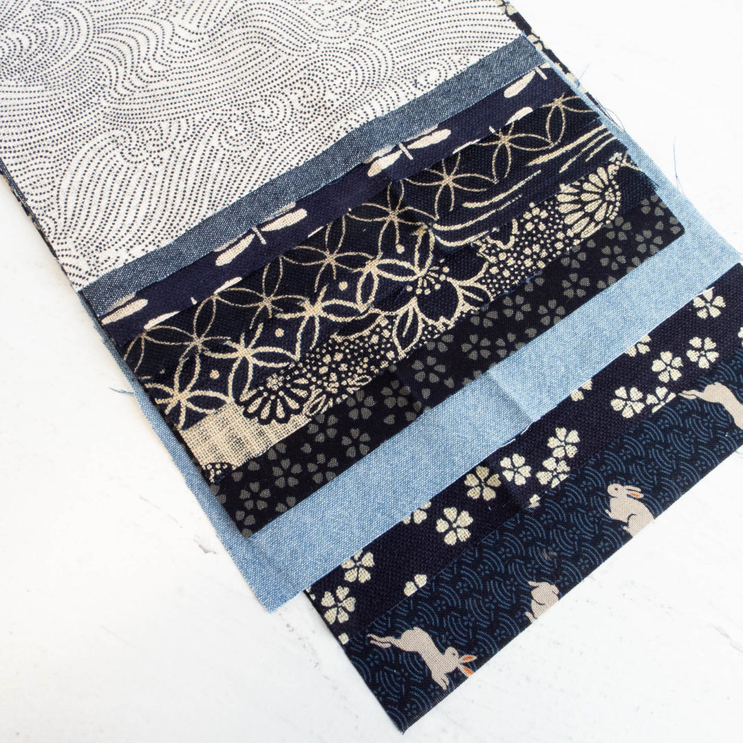 5" Japanese Fabric Scrap Pack