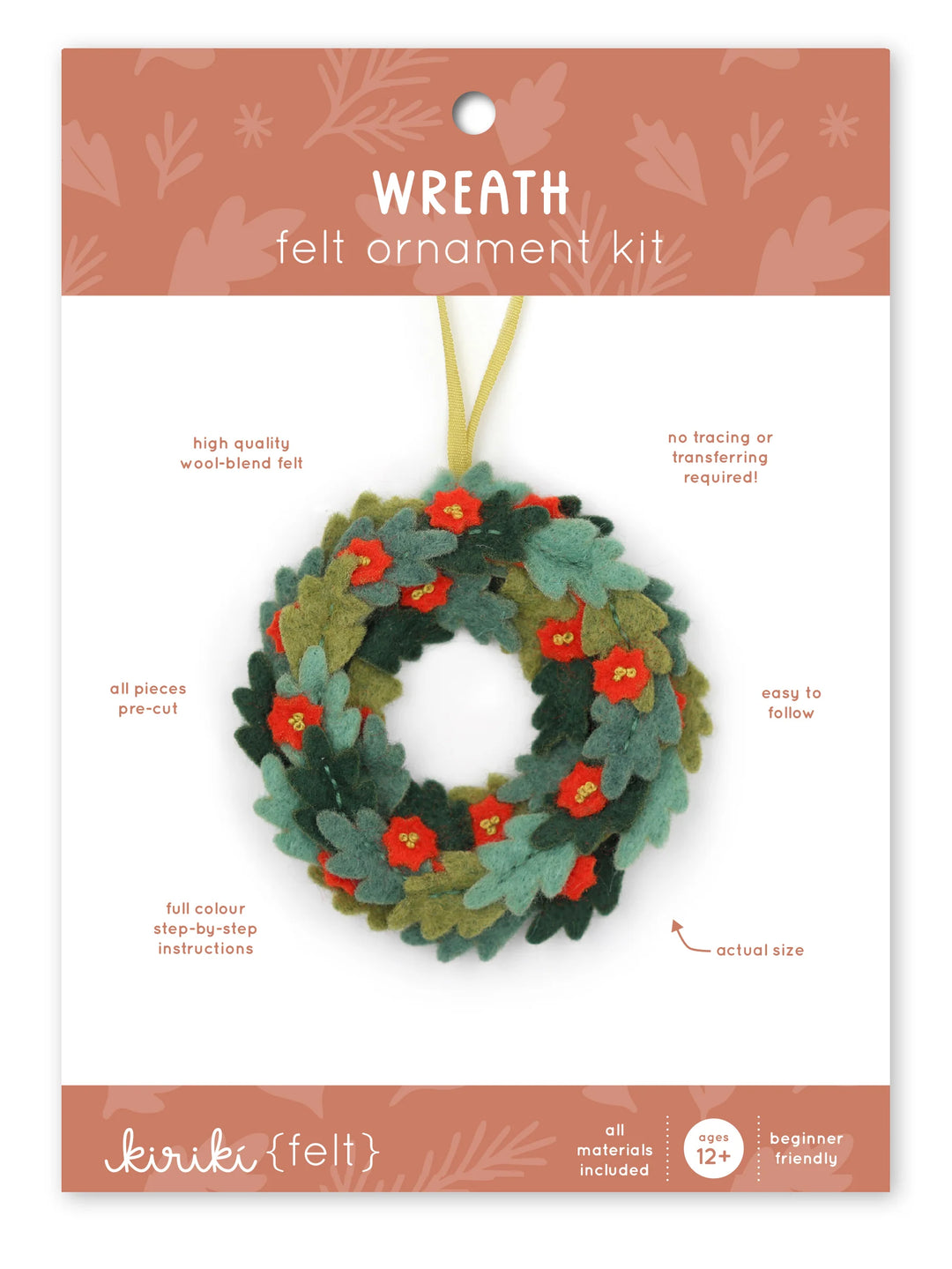 Felt Ornament Kit - Wreath