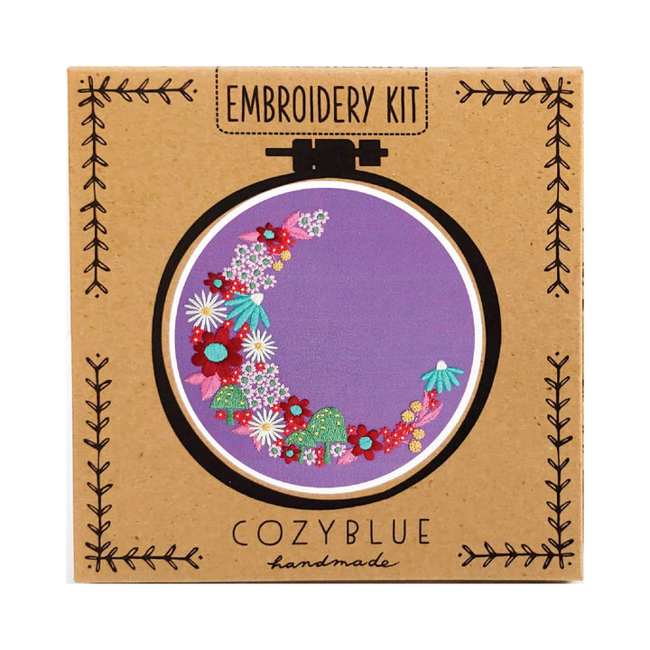 Floral Luna Embroidery Kit