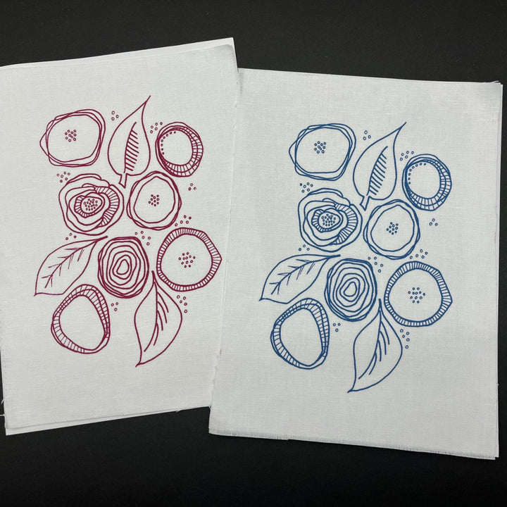 Freestyle Embroidery Kit - Floral Print