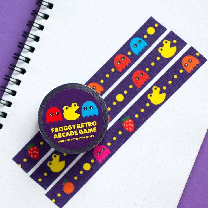 Froggy Retro Arcade Game Washi Tape