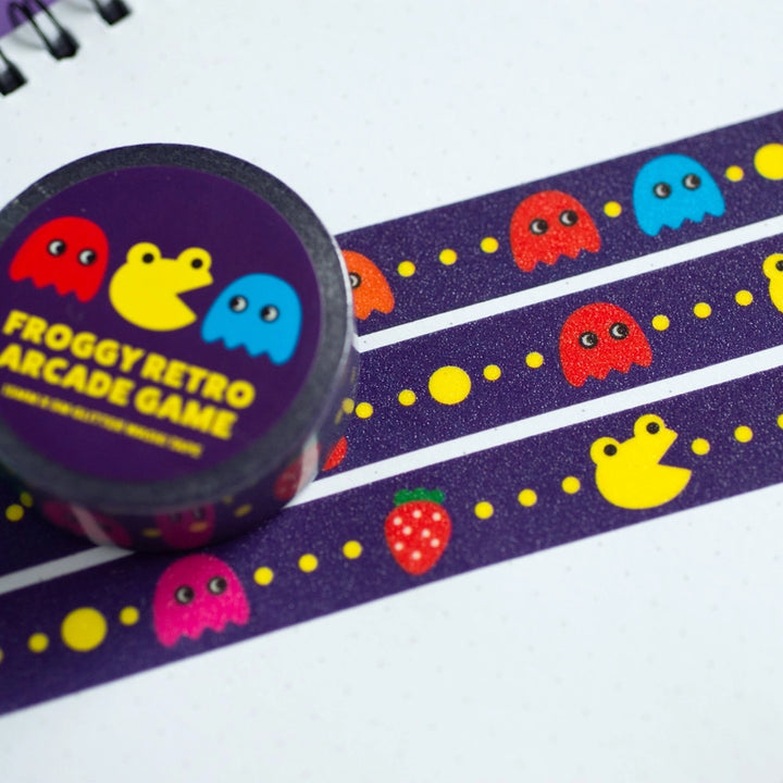 Froggy Retro Arcade Game Washi Tape