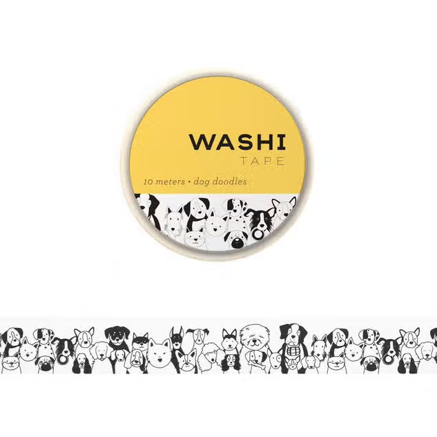 Dog Doodles Washi Tape