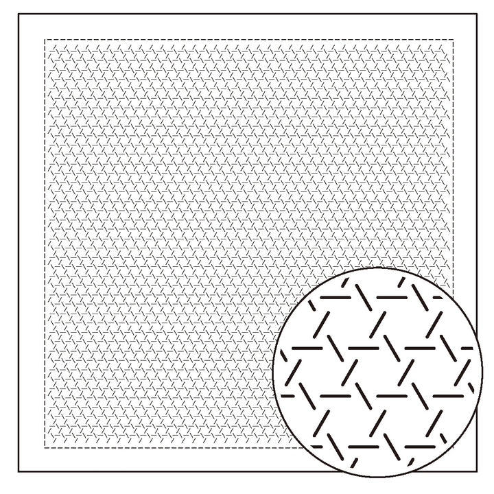 Hitomezashi Sashiko Sampler - Kagome (H1147/H2147)