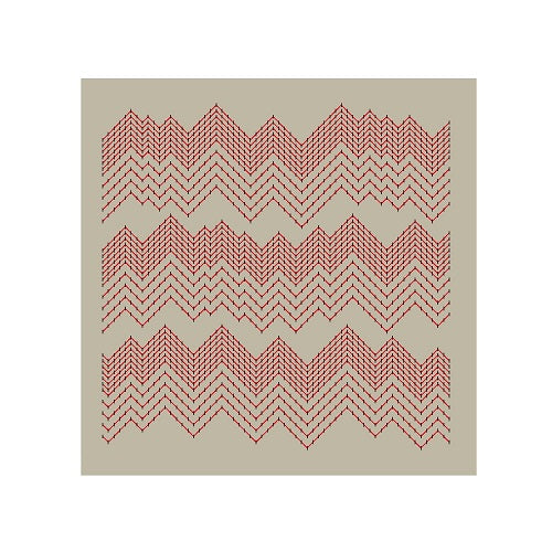 Textile Lab Sashiko Sampler - Peaks – Snuggly Monkey