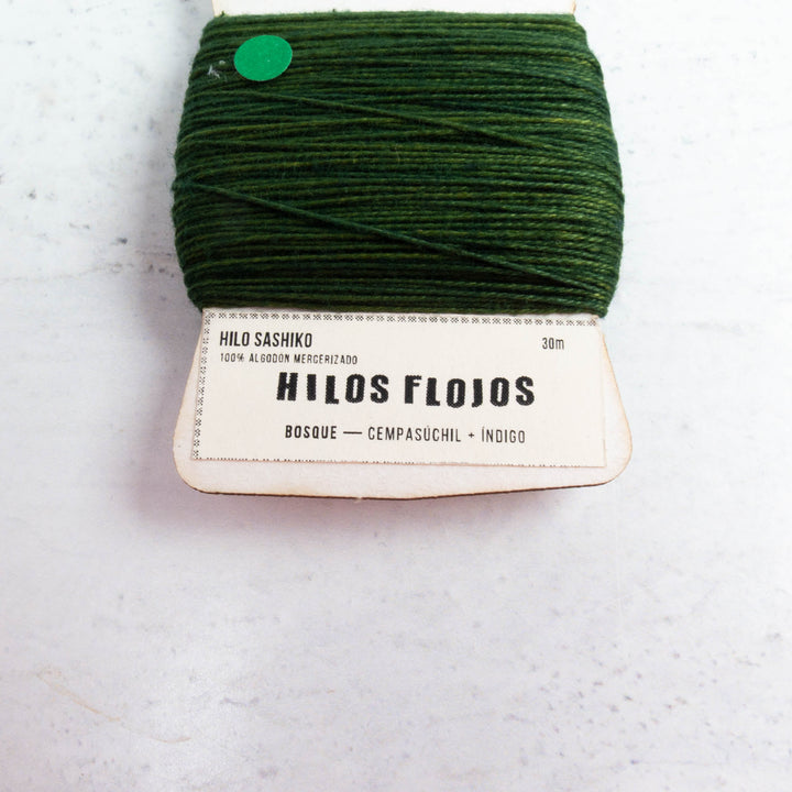 Natural Dyed Sashiko Thread - Bosque (212)