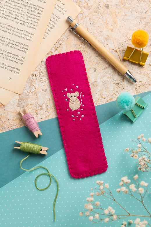 Black Cat Bookmark Felt Craft Kit