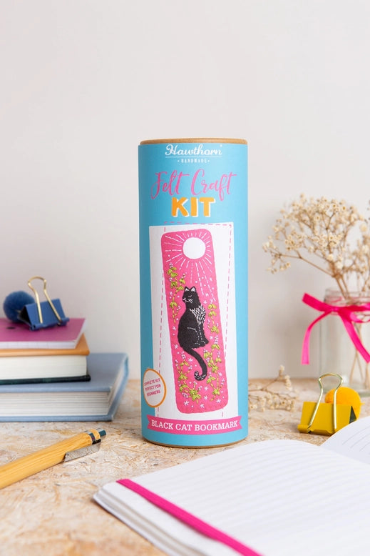 Black Cat Bookmark Felt Craft Kit