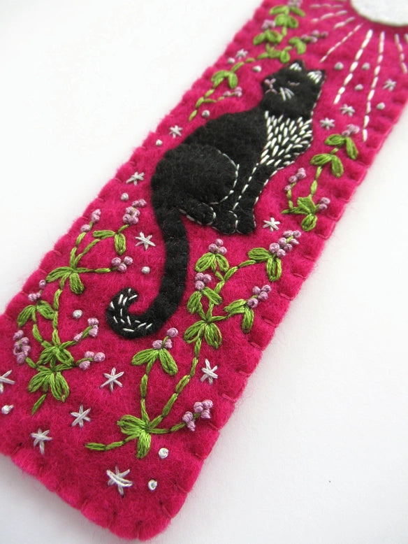 Black Cat Bookmark Felt Craft Kit