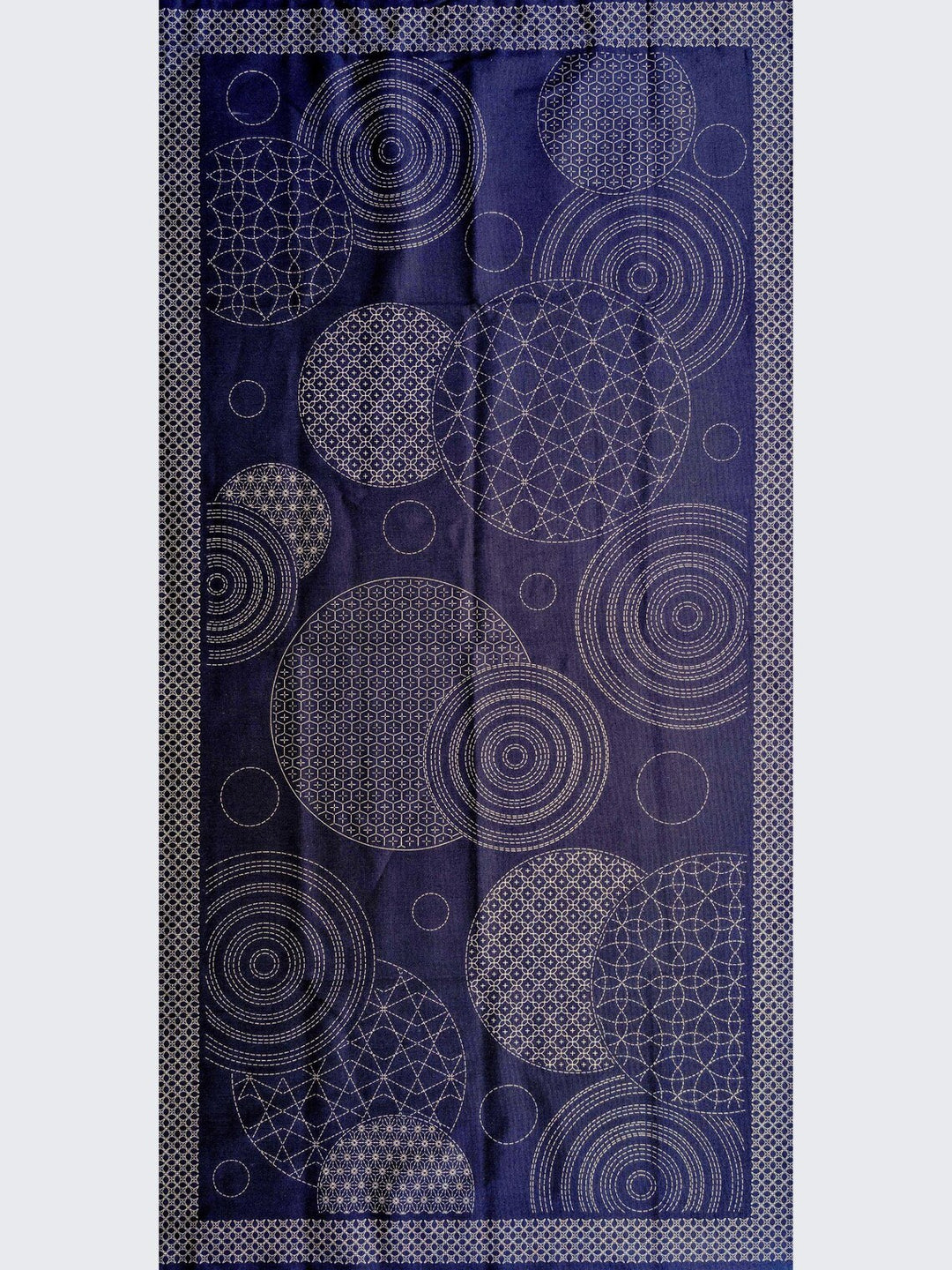Large Sashiko Panel - Circle Sampler