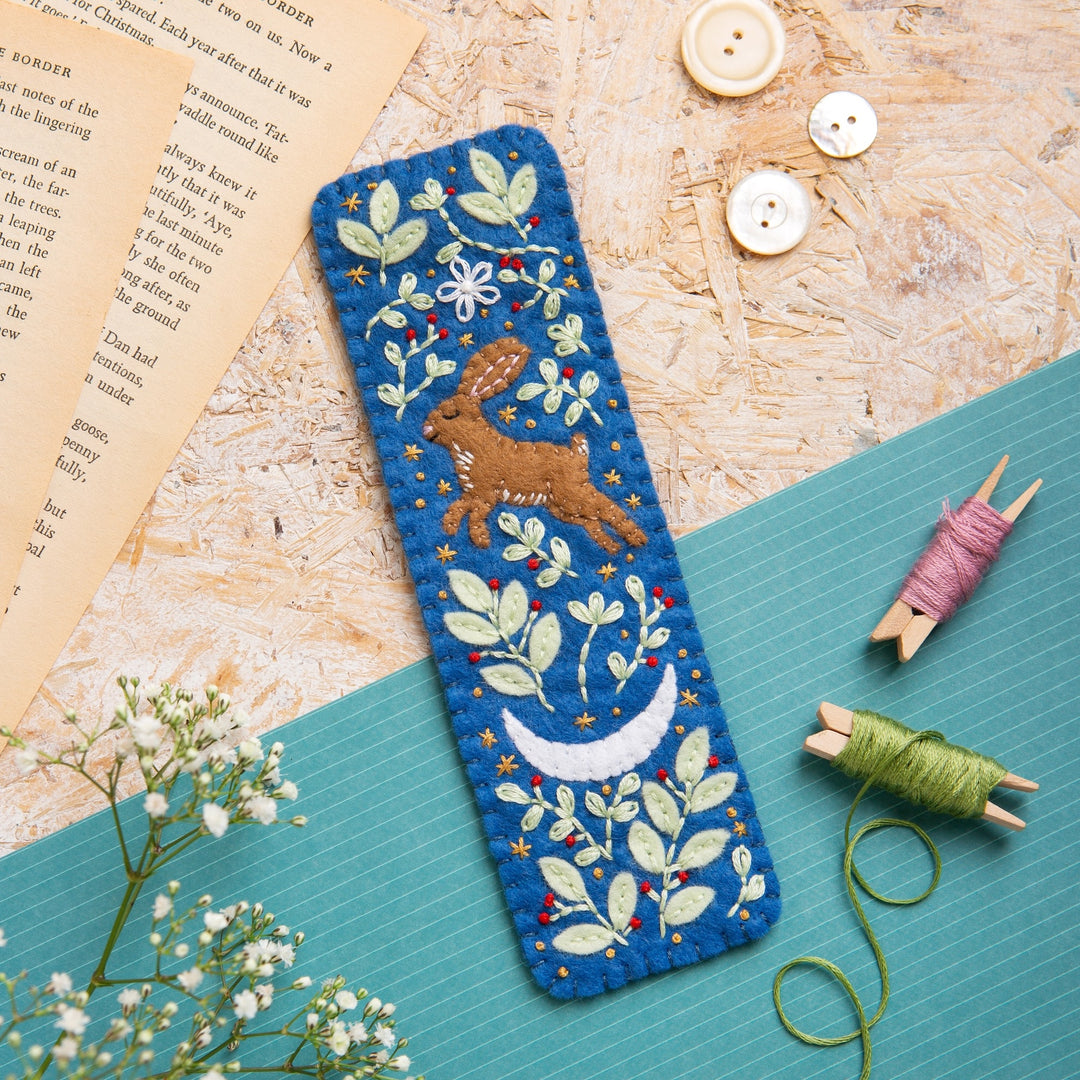 Hare Bookmark Felt Craft Kit