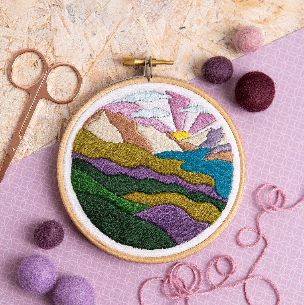 Highland Hike Mini Embroidery Kit