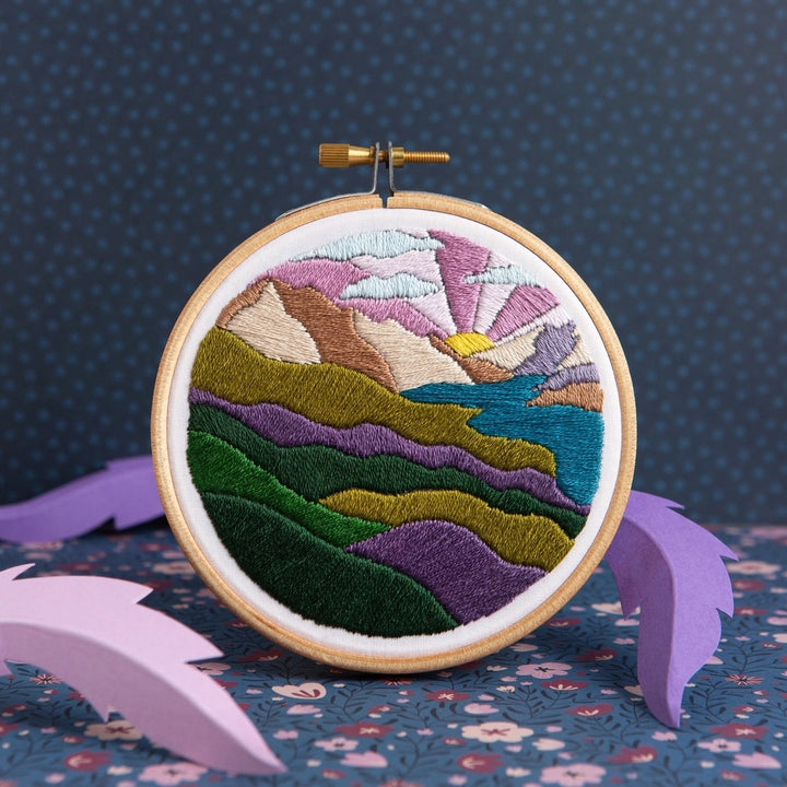 Highland Hike Mini Embroidery Kit