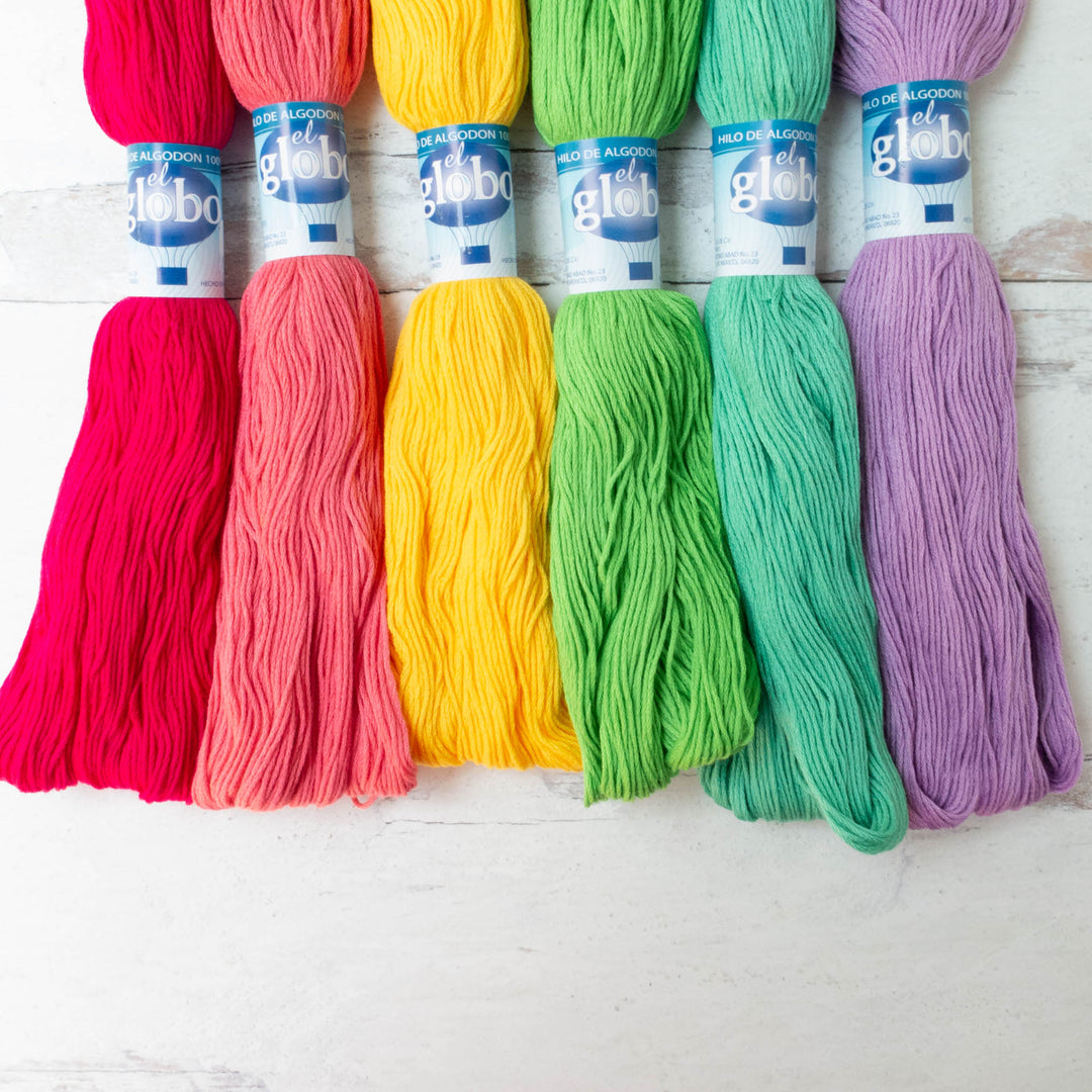 Hilo Vela El Globo Embroidery Thread Set - Bright Spring