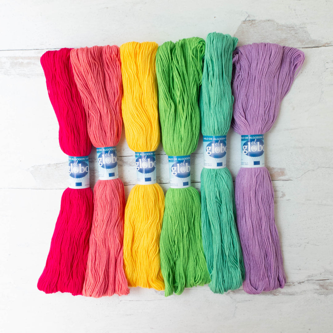 Hilo Vela El Globo Embroidery Thread Set - Bright Spring