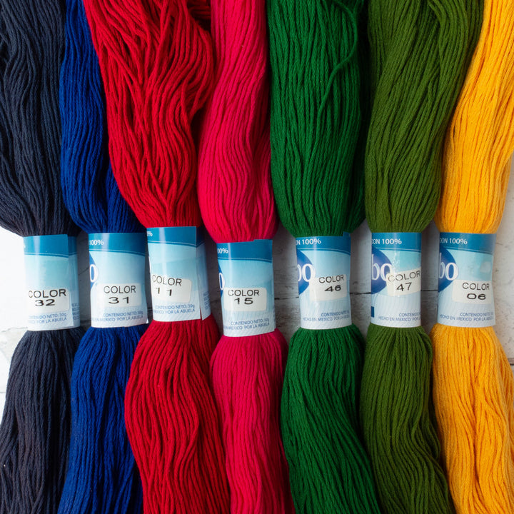 Hilo Vela El Globo Embroidery Thread Set - Puebla