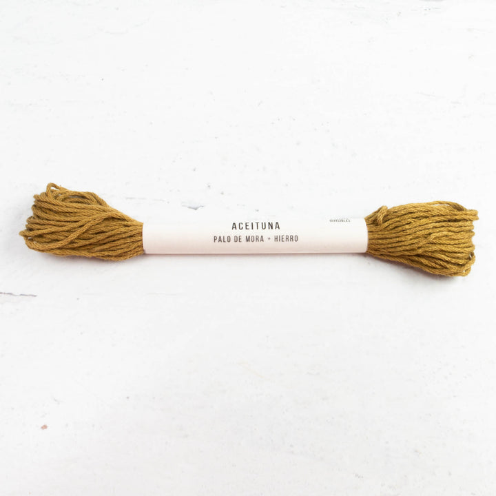 Natural Dyed Cotton Embroidery Floss - Aceituna (126)