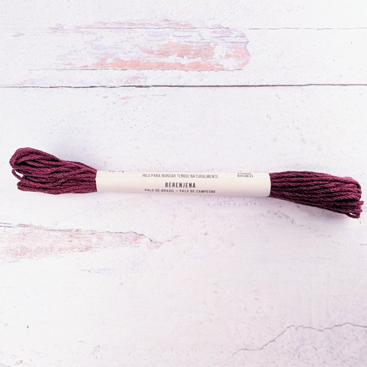 Natural Dyed Cotton Embroidery Floss - Berenjena (122)
