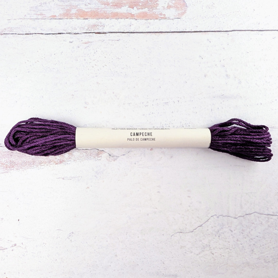 Natural Dyed Cotton Embroidery Floss - Campeche (120)