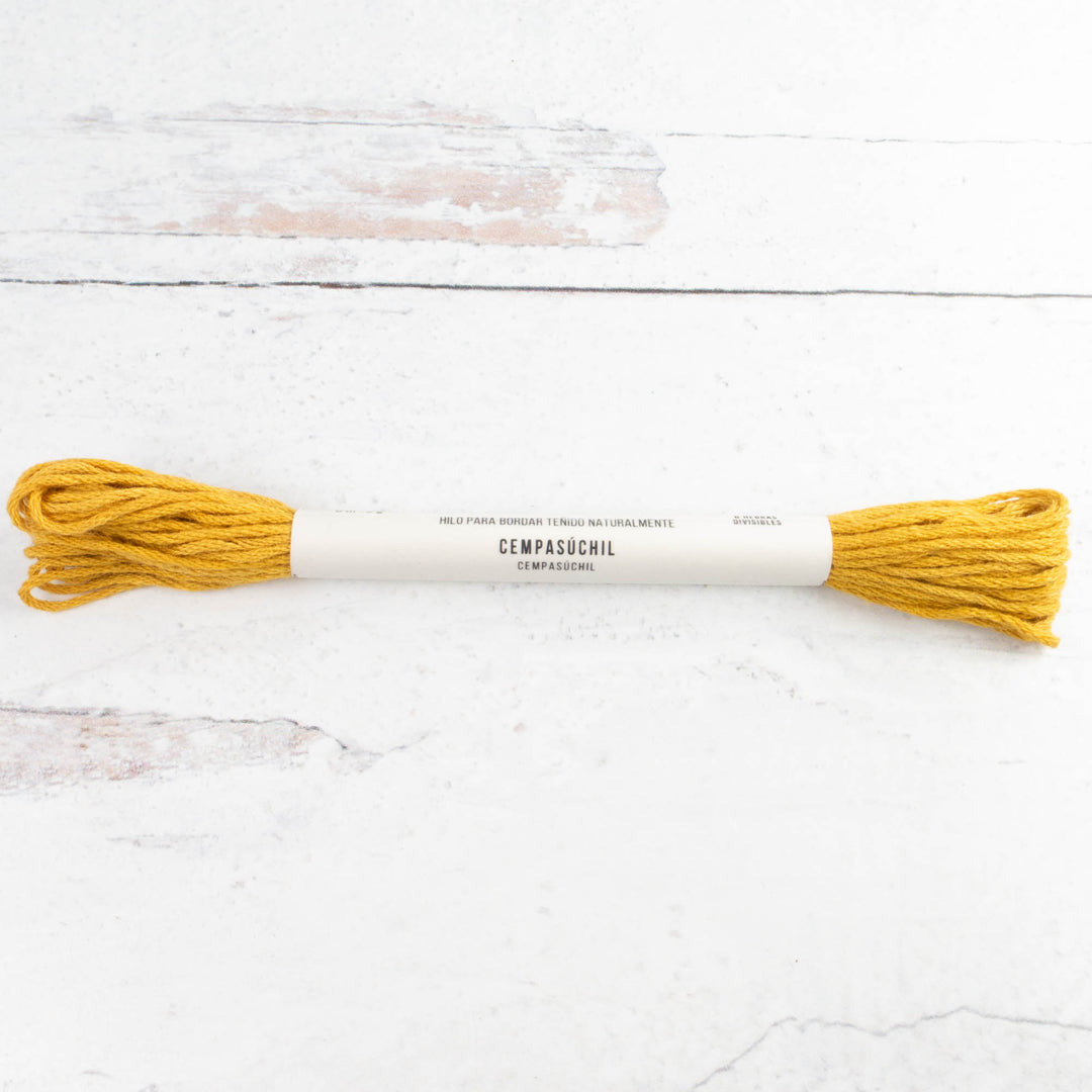 Natural Dyed Cotton Embroidery Floss - Cempasuchil (107)