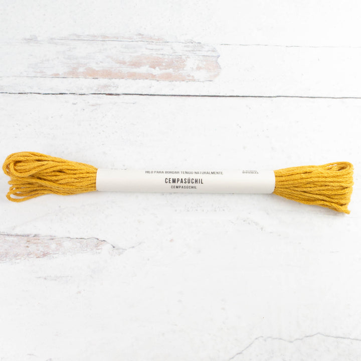 Natural Dyed Cotton Embroidery Floss - Cempasuchil (107)