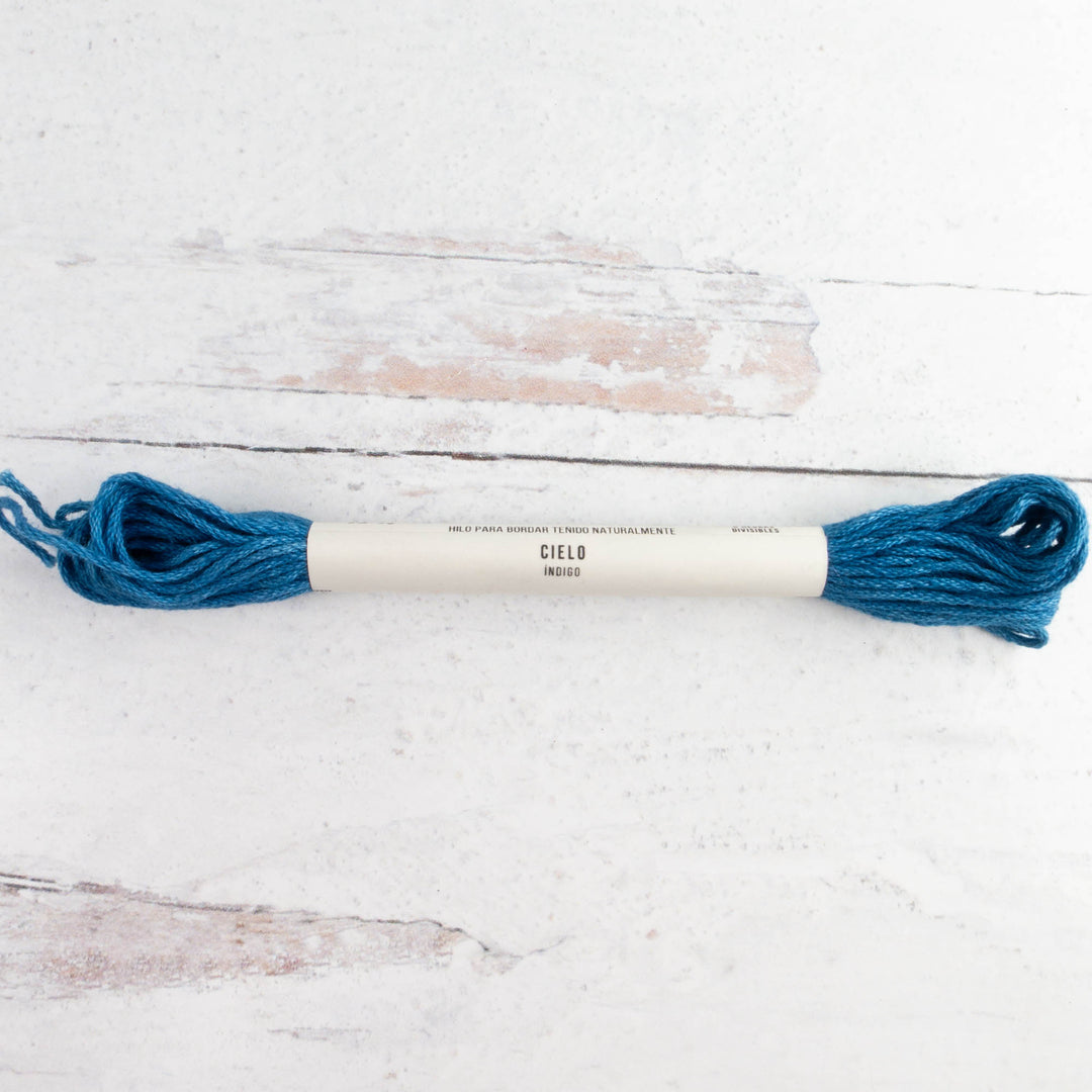 Natural Dyed Cotton Embroidery Floss - Cielo (114)