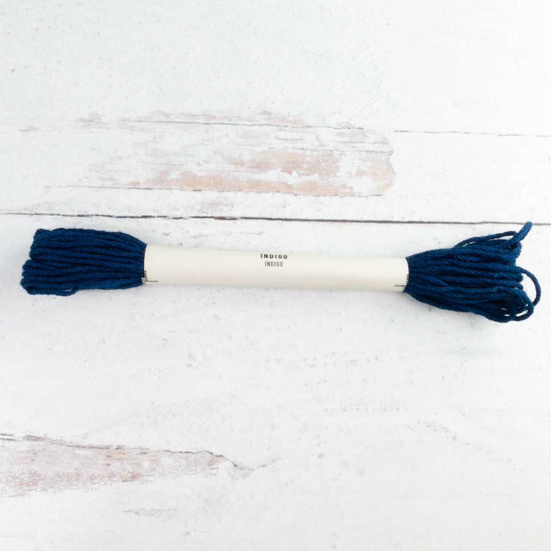 Natural Dyed Cotton Embroidery Floss - Indigo (116)