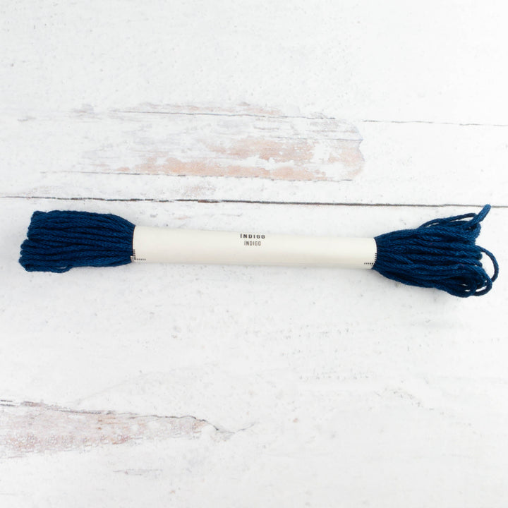 Natural Dyed Cotton Embroidery Floss - Indigo (116)