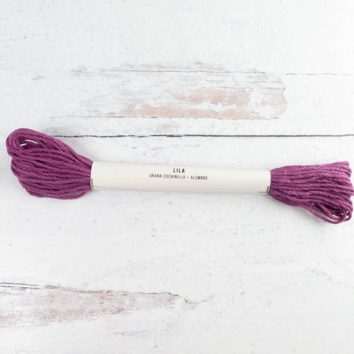 Natural Dyed Cotton Embroidery Floss - Lila (123)