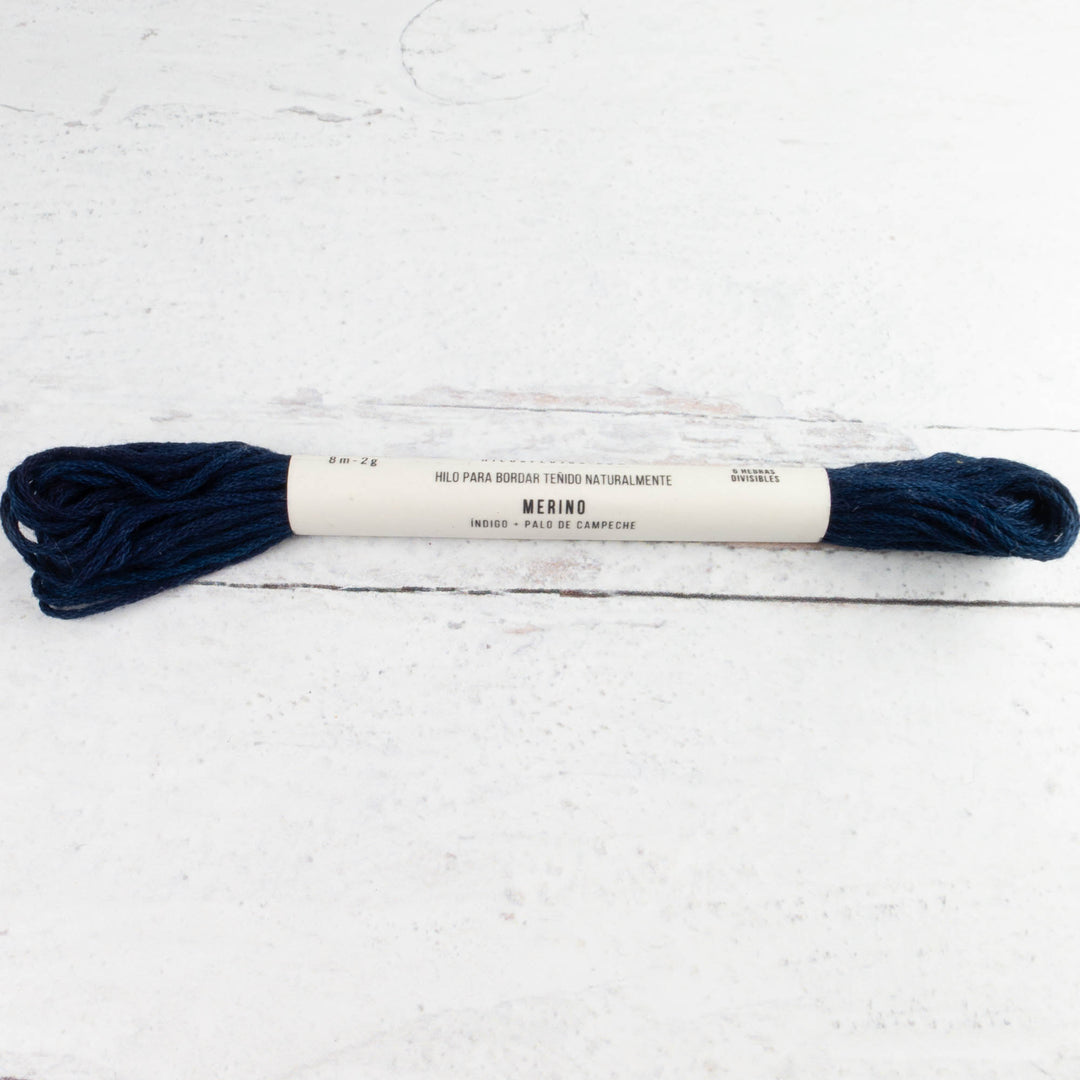 Natural Dyed Cotton Embroidery Floss - Marino (118)