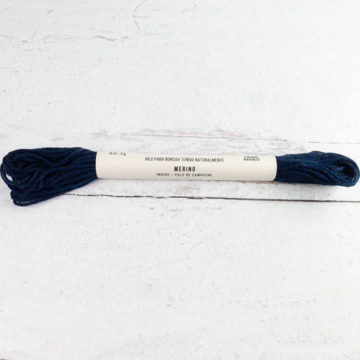 Natural Dyed Cotton Embroidery Floss - Marino (118)