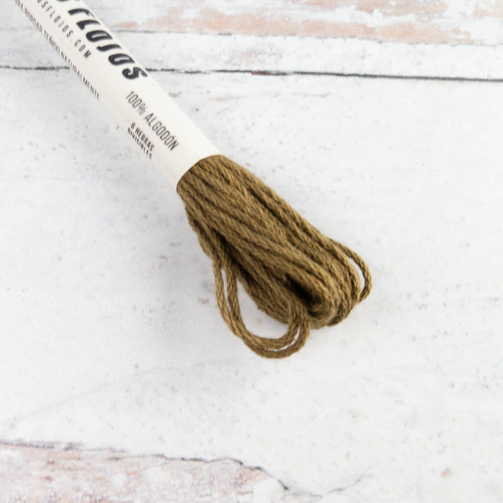 Natural Dyed Cotton Embroidery Floss - Militar (110)