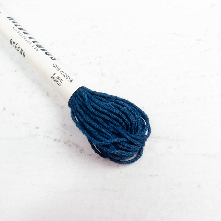 Natural Dyed Cotton Embroidery Floss - Oceano (131)