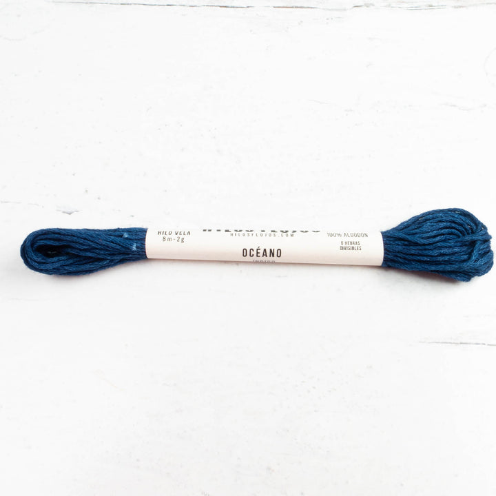 Natural Dyed Cotton Embroidery Floss - Oceano (131)