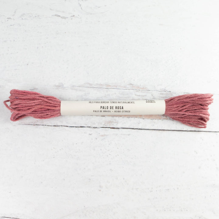 Natural Dyed Cotton Embroidery Floss - Palo de Rosa (125)