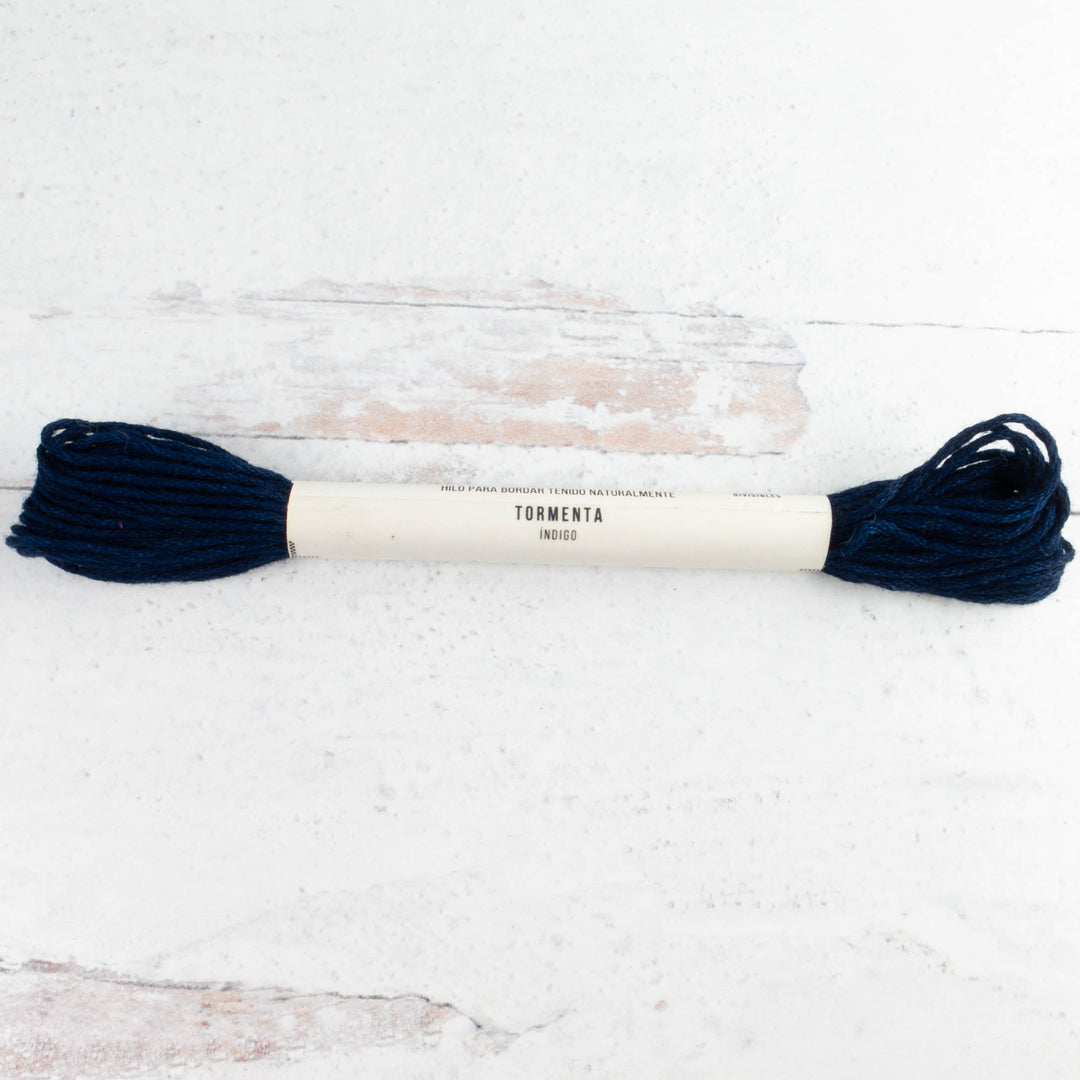 Natural Dyed Cotton Embroidery Floss - Tormenta (117)