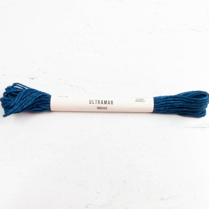 Natural Dyed Cotton Embroidery Floss - UltraMar (130)
