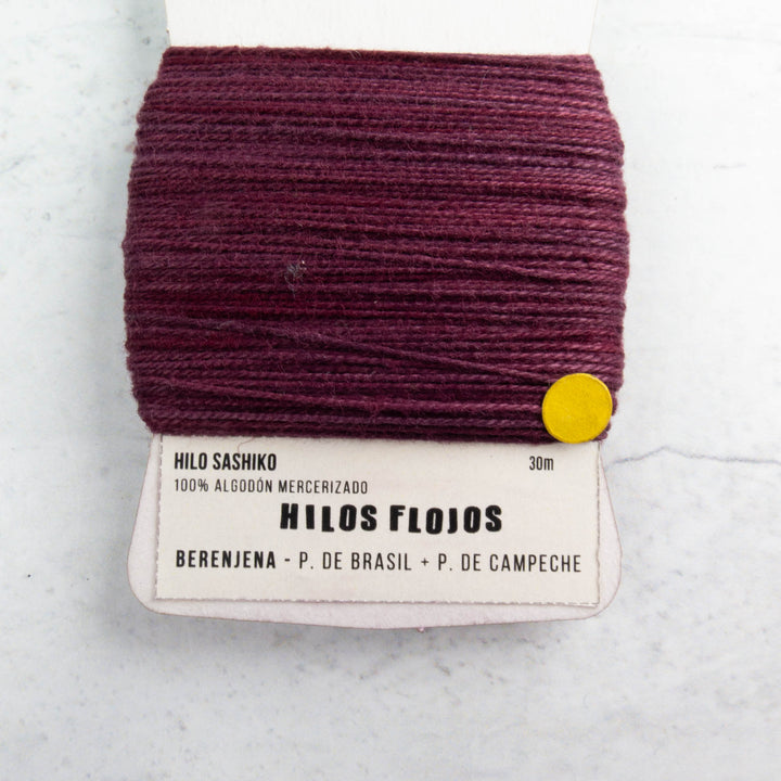 Natural Dyed Sashiko Thread - Berenjena (222)