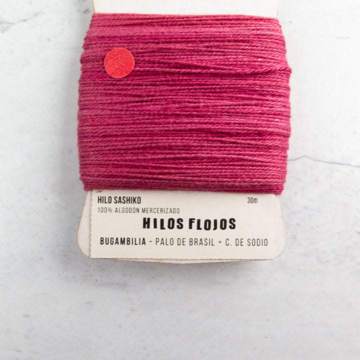 Natural Dyed Sashiko Thread - Bugambilia (201)