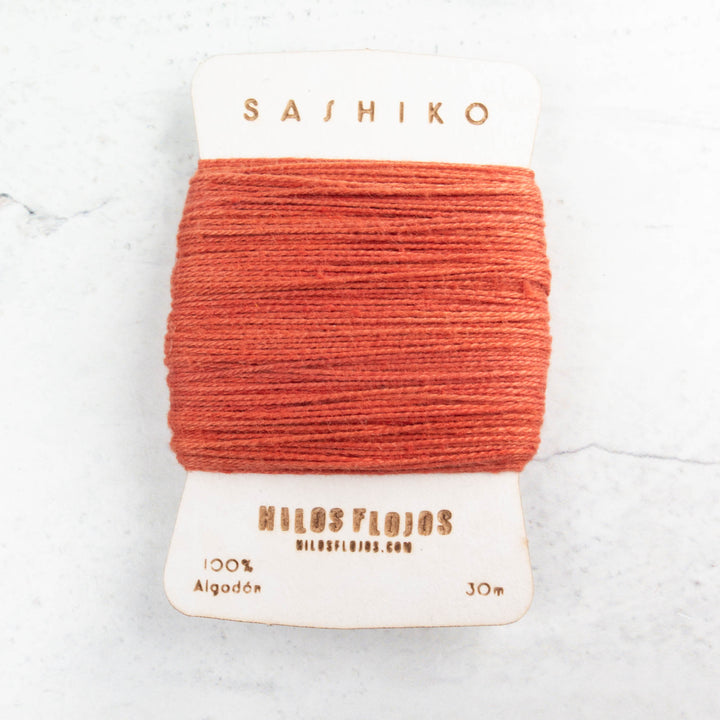 Natural Dyed Sashiko Thread - Ladrillo (203)