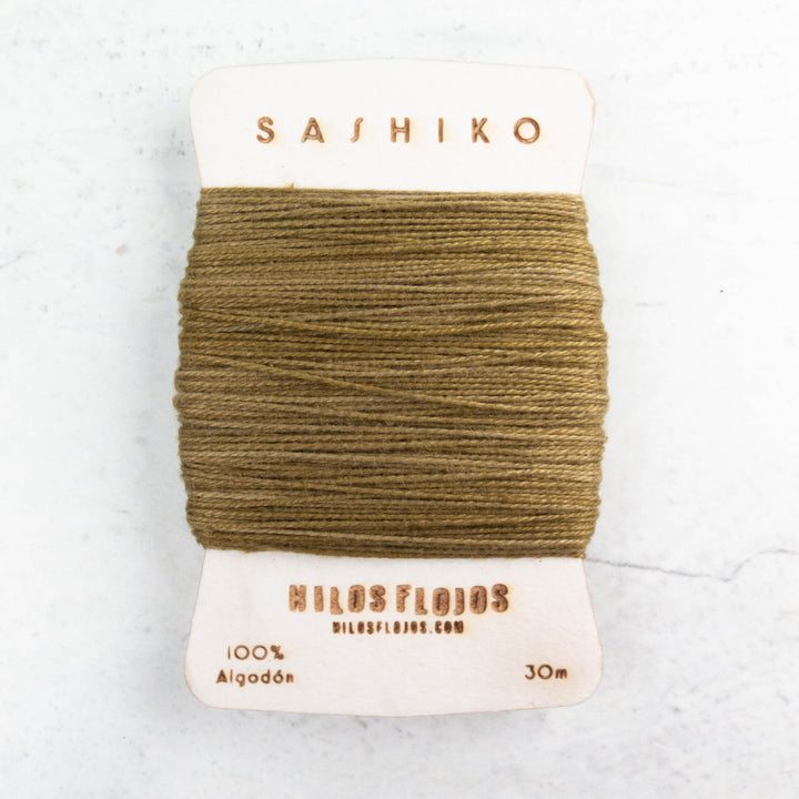 Natural Dyed Sashiko Thread - Militar (210)