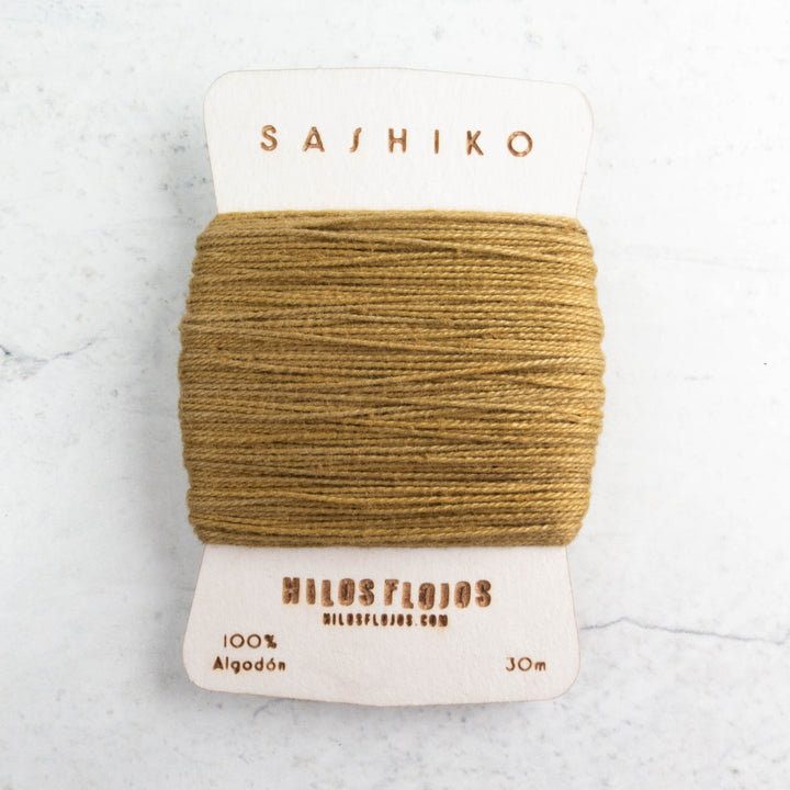 Natural Dyed Sashiko Thread - Olivo (209)
