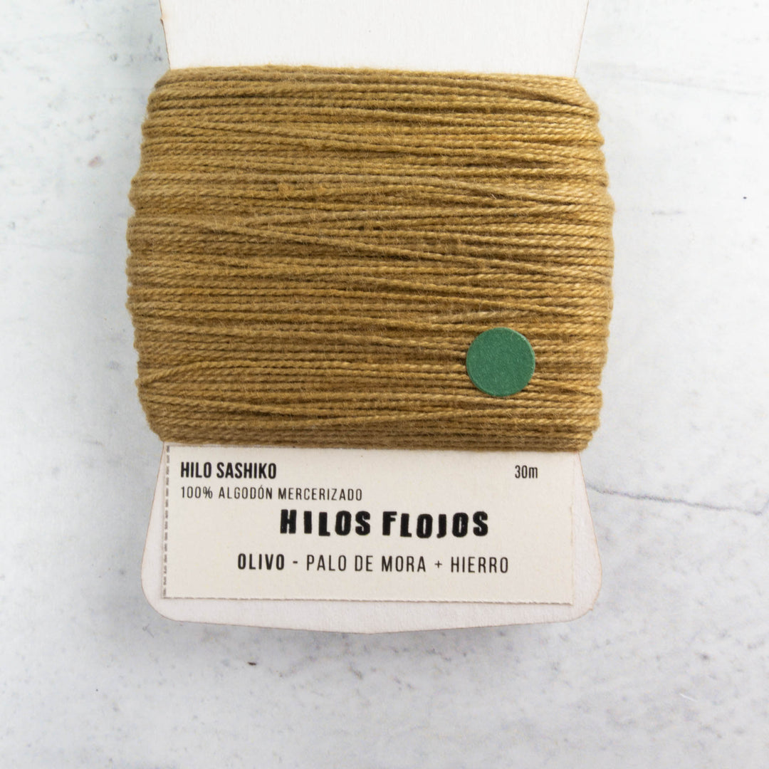 Natural Dyed Sashiko Thread - Olivo (209)