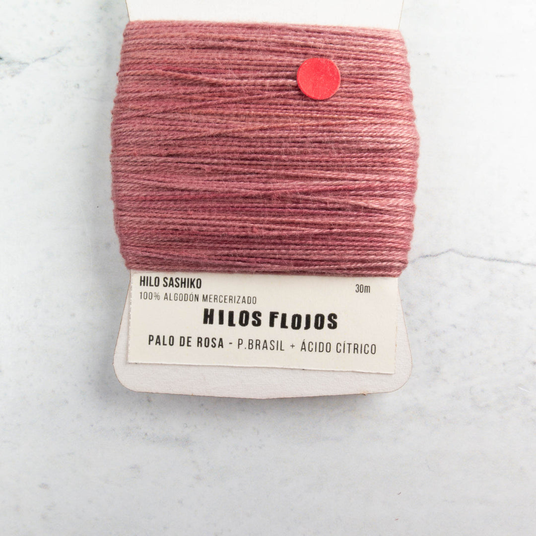 Natural Dyed Sashiko Thread - Palo de Rosa (225)