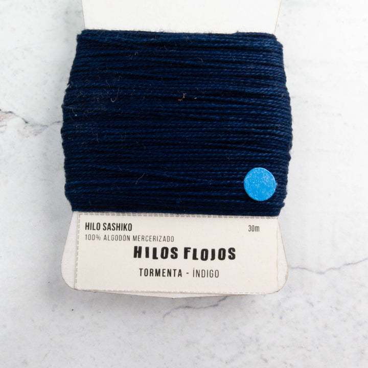 Natural Dyed Sashiko Thread - Tormenta (217)