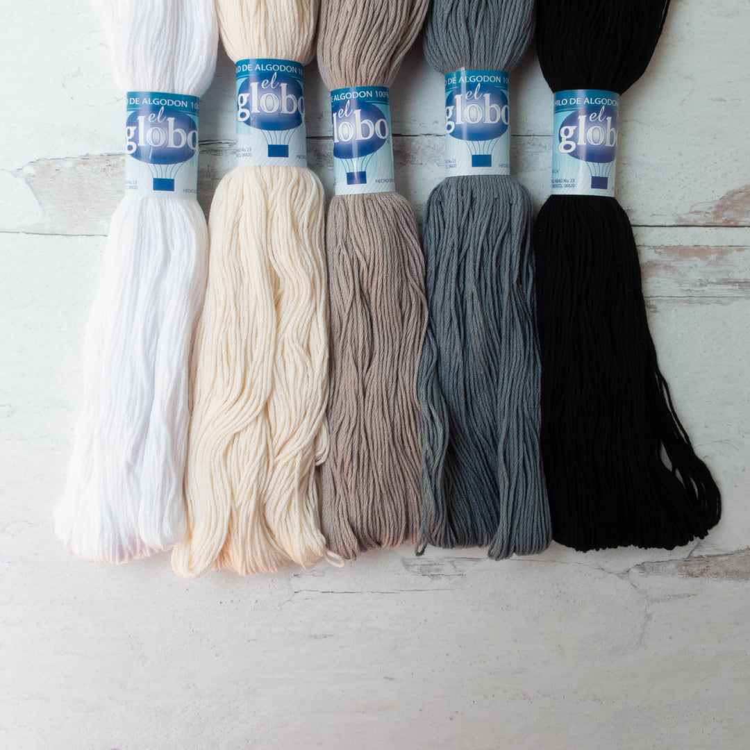 Hilo Vela El Globo Embroidery Thread - Neutrals