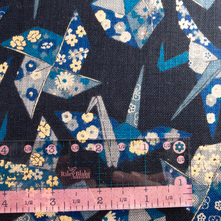 Nara Homespun :: Origami Navy (NHS1D25)